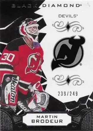 2018-19 Upper Deck Black Diamond #BDB-MB - Martin Brodeur - New Jersey Devils