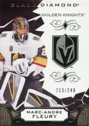 2018-19 Upper Deck Black Diamond #BDB-MF - Marc-Andre Fleury - Vegas Golden Knights
