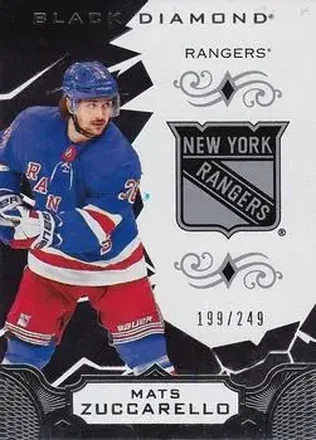 2018-19 Upper Deck Black Diamond #BDB-MZ - Mats Zuccarello - New York Rangers