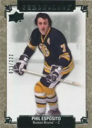 2018-19 Upper Deck Chronology #7 - Phil Esposito - Boston Bruins