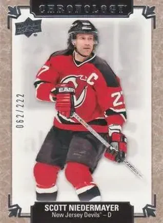 2018-19 Upper Deck Chronology #12 - Scott Niedermayer - New Jersey Devils