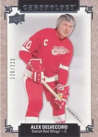2018-19 Upper Deck Chronology #15 - Alex Delvecchio - Detroit Red Wings