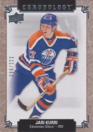 2018-19 Upper Deck Chronology #17 - Jari Kurri - Edmonton Oilers