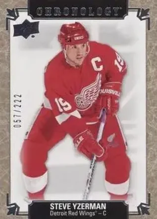 2018-19 Upper Deck Chronology #19 - Steve Yzerman - Detroit Red Wings