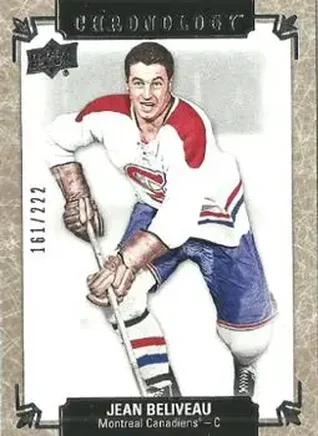 2018-19 Upper Deck Chronology #20 - Jean Beliveau - Montreal Canadiens