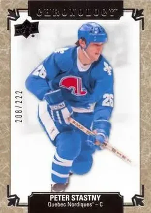 2018-19 Upper Deck Chronology #26 - Peter Stastny - Quebec Nordiques