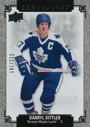 2018-19 Upper Deck Chronology #27 - Darryl Sittler - Toronto Maple Leafs