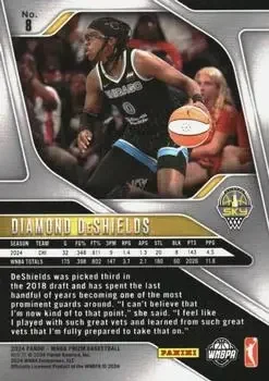 Back of Diamond DeShields