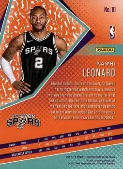 Back of Kawhi Leonard