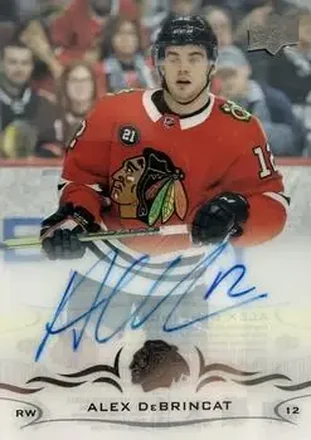2018-19 Upper Deck Clear Cut #CC-AD - Alex DeBrincat - Chicago Blackhawks