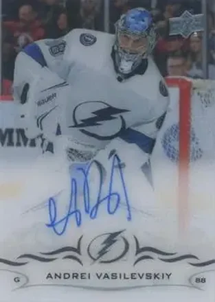 2018-19 Upper Deck Clear Cut #CC-AV - Andrei Vasilevskiy - Tampa Bay Lightning