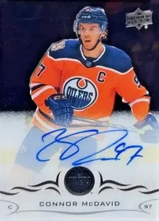 2018-19 Upper Deck Clear Cut #CC-CM - Connor McDavid - Edmonton Oilers