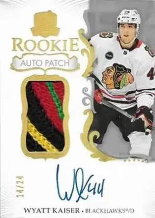 2023-24 Upper Deck The Cup - Gold Foil #130 - Wyatt Kaiser - Chicago Blackhawks