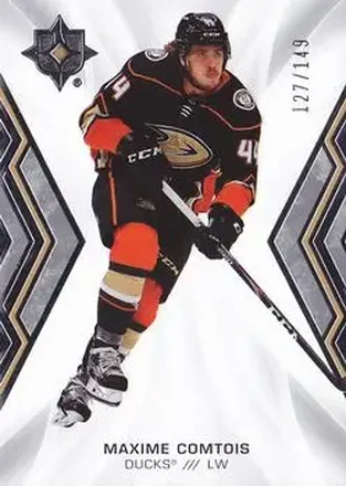 2021-22 Upper Deck Ultimate Collection #27 - Maxime Comtois - Anaheim Ducks