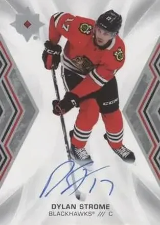 2021-22 Upper Deck Ultimate Collection - Autographs #22 - Dylan Strome - Chicago Blackhawks