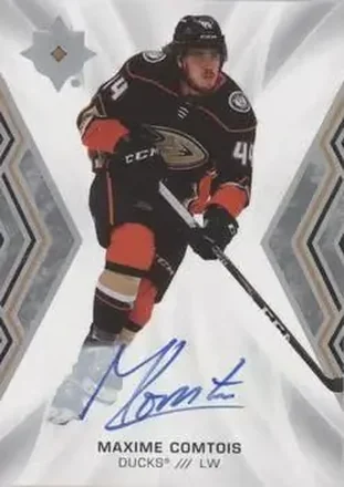 2021-22 Upper Deck Ultimate Collection - Autographs #27 - Maxime Comtois - Anaheim Ducks