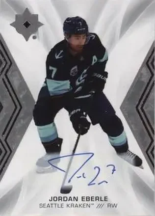 2021-22 Upper Deck Ultimate Collection - Autographs #35 - Jordan Eberle - Seattle Kraken