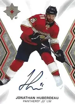 2021-22 Upper Deck Ultimate Collection - Autographs #53 - Jonathan Huberdeau - Florida Panthers