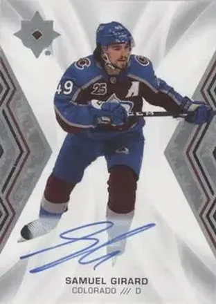 2021-22 Upper Deck Ultimate Collection - Autographs #54 - Samuel Girard - Colorado Avalanche