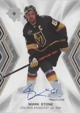2021-22 Upper Deck Ultimate Collection - Autographs #61 - Mark Stone - Vegas Golden Knights