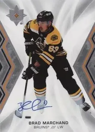 2021-22 Upper Deck Ultimate Collection - Autographs #63 - Brad Marchand - Boston Bruins