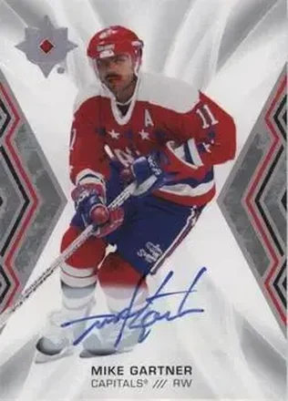 2021-22 Upper Deck Ultimate Collection - Autographs #83 - Mike Gartner - Washington Capitals