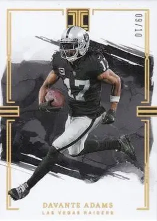 2023 Panini Impeccable - Gold #51 - Davante Adams - Las Vegas Raiders