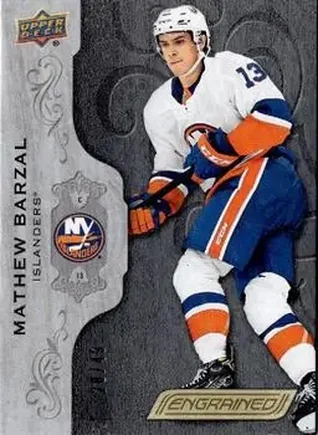 2018-19 Upper Deck Engrained - Black #16 - Mathew Barzal - New York Islanders