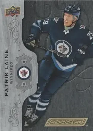 2018-19 Upper Deck Engrained - Black #21 - Patrik Laine - Winnipeg Jets