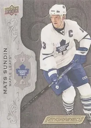 2018-19 Upper Deck Engrained - Black #36 - Mats Sundin - Toronto Maple Leafs