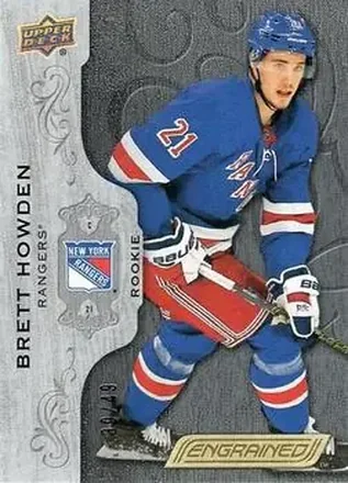 2018-19 Upper Deck Engrained - Black #59 - Brett Howden - New York Rangers