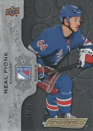 2018-19 Upper Deck Engrained - Black #82 - Neal Pionk - New York Rangers
