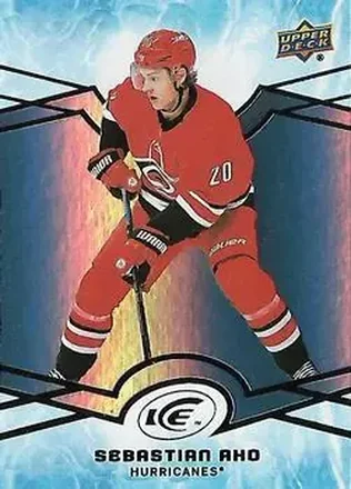 2018-19 Upper Deck Ice #20 - Sebastian Aho - Carolina Hurricanes