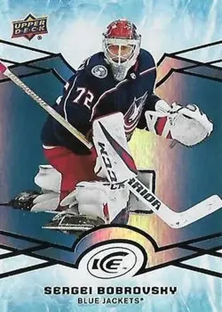 2018-19 Upper Deck Ice #24 - Sergei Bobrovsky - Columbus Blue Jackets
