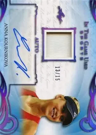 2019 Leaf In the Game Used - Purple #UA-AK1 - Anna Kournikova