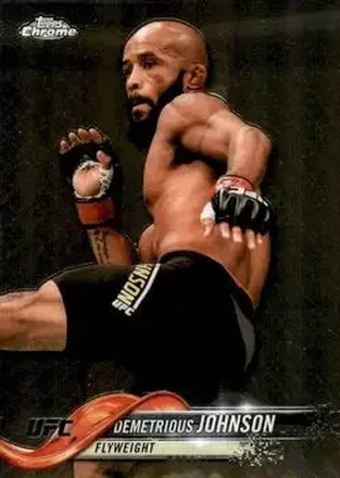 2018 Topps Chrome UFC #1b - Demetrious Johnson