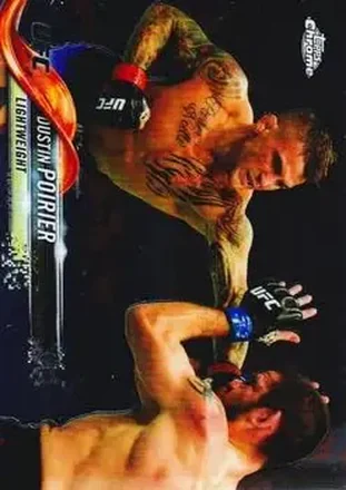 2018 Topps Chrome UFC #23 - Dustin Poirier