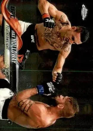 2018 Topps Chrome UFC #25 - Max Holloway