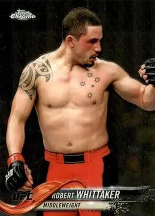 2018 Topps Chrome UFC #34 - Robert Whittaker
