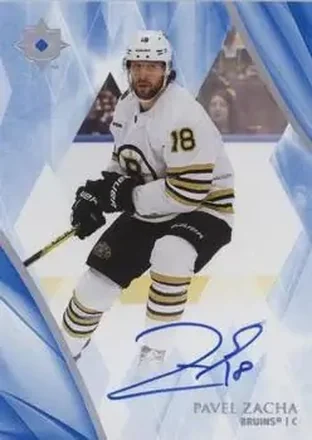 2023-24 Upper Deck Ultimate Collection - Autographs #29 - Pavel Zacha - Boston Bruins