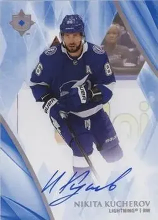 2023-24 Upper Deck Ultimate Collection - Autographs #49 - Nikita Kucherov - Tampa Bay Lightning