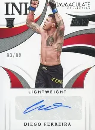2021 Panini Immaculate Collection UFC - Immaculate Ink #II-DGF - Diego Ferreira