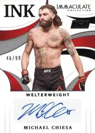 2021 Panini Immaculate Collection UFC - Immaculate Ink #II-MCS - Michael Chiesa