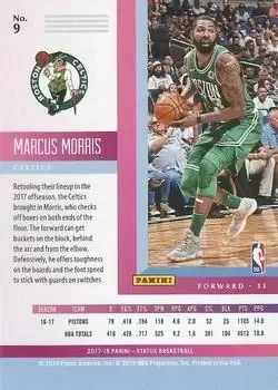 Back of Marcus Morris Sr.