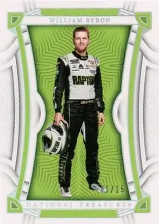 2023 Panini National Treasures - Holo Silver #13 - William Byron - Hendrick Motorsports