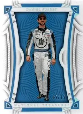 2023 Panini National Treasures - Holo Silver #25 - Daniel Suarez - Trackhouse Racing