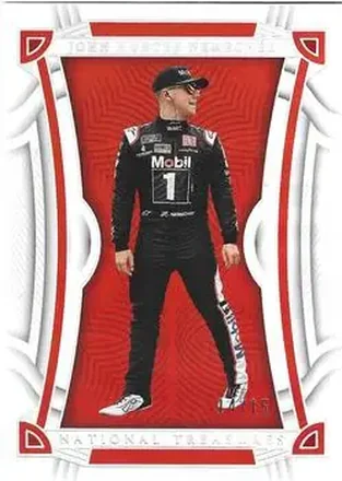 2023 Panini National Treasures - Holo Silver #34 - John Hunter Nemechek - Joe Gibbs Racing
