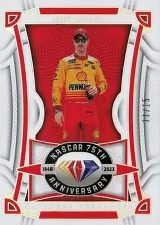 2023 Panini National Treasures - Holo Silver #71 - Joey Logano - Team Penske