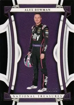 2023 Panini National Treasures - Midnight #14 - Alex Bowman - Hendrick Motorsports