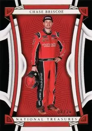 2023 Panini National Treasures - Midnight #19 - Chase Briscoe - Stewart-Haas Racing